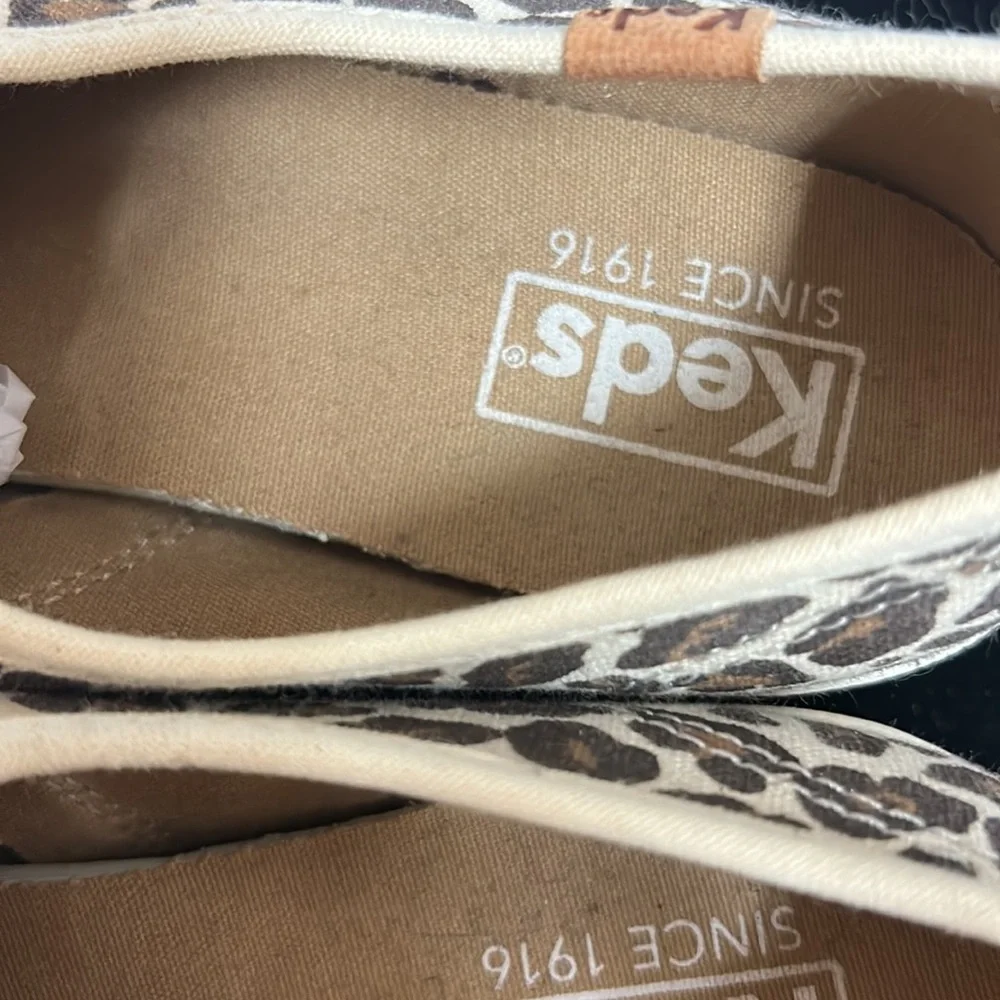Women’s leopard Keds. Size 7 1/2 - Picture 3 of 6